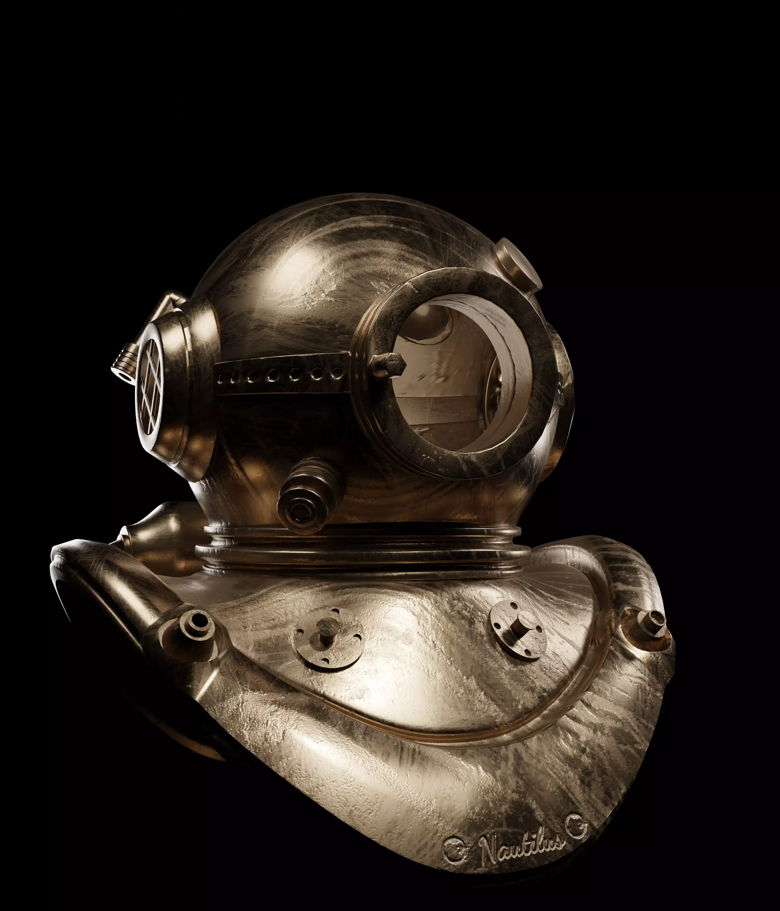 three bolt 3D model