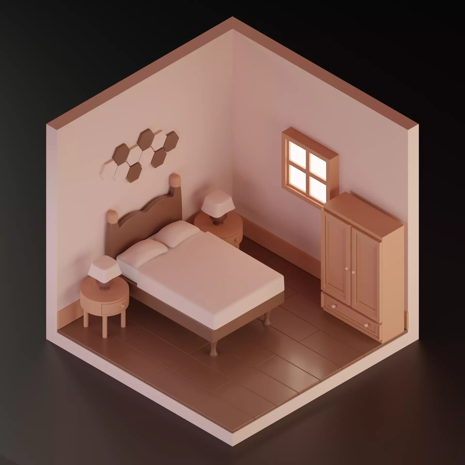  Bedroom 3D model_0
