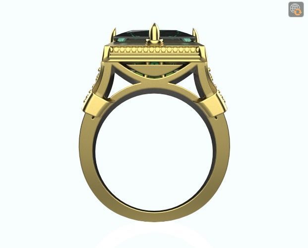 Men Ring 3D print model_6
