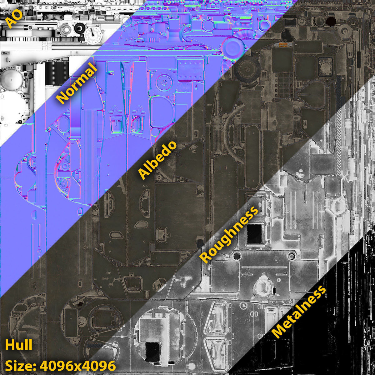 BRDM-2 Game Ready Low-poly 3D model_14