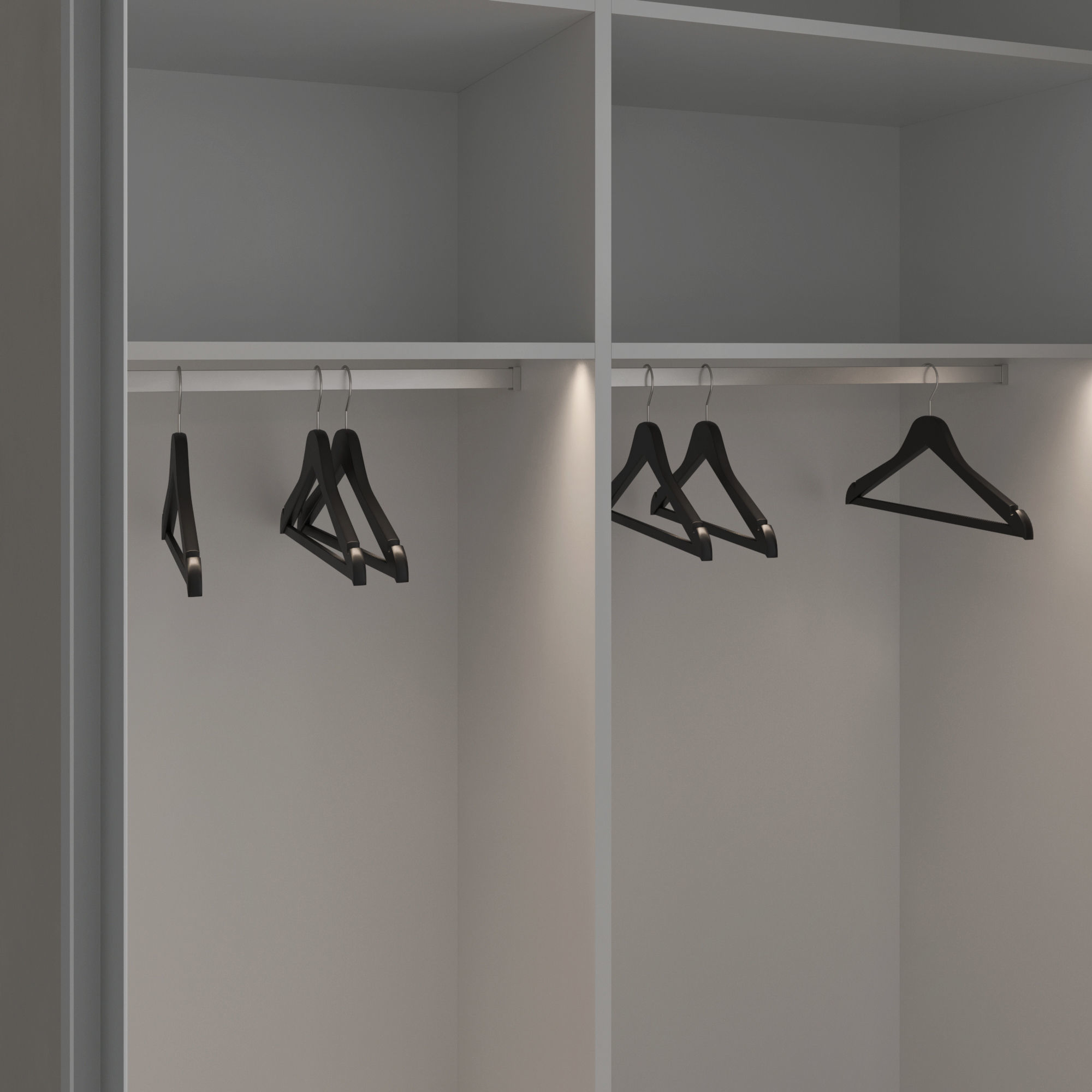 Hallway set 07 3D model_3