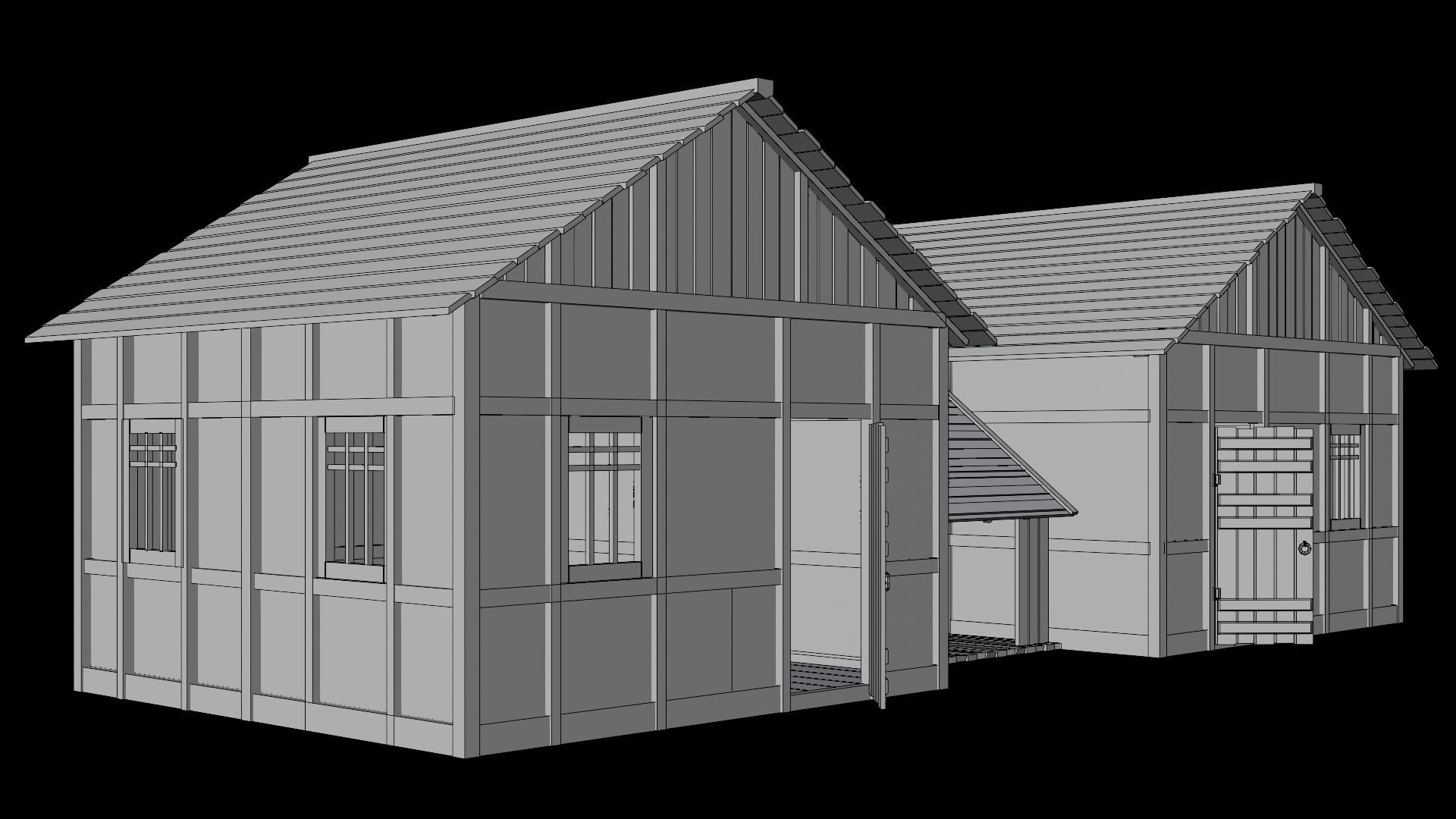 Medieval Village Asset 15 - 4K Textures Game Ready Low-poly 3D model_13