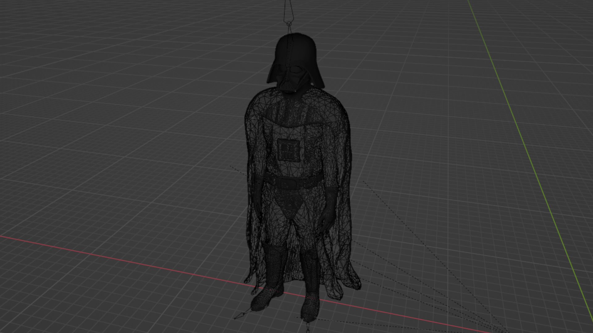 Darth Vader - Full Body Suit - Rigged 3D model_9