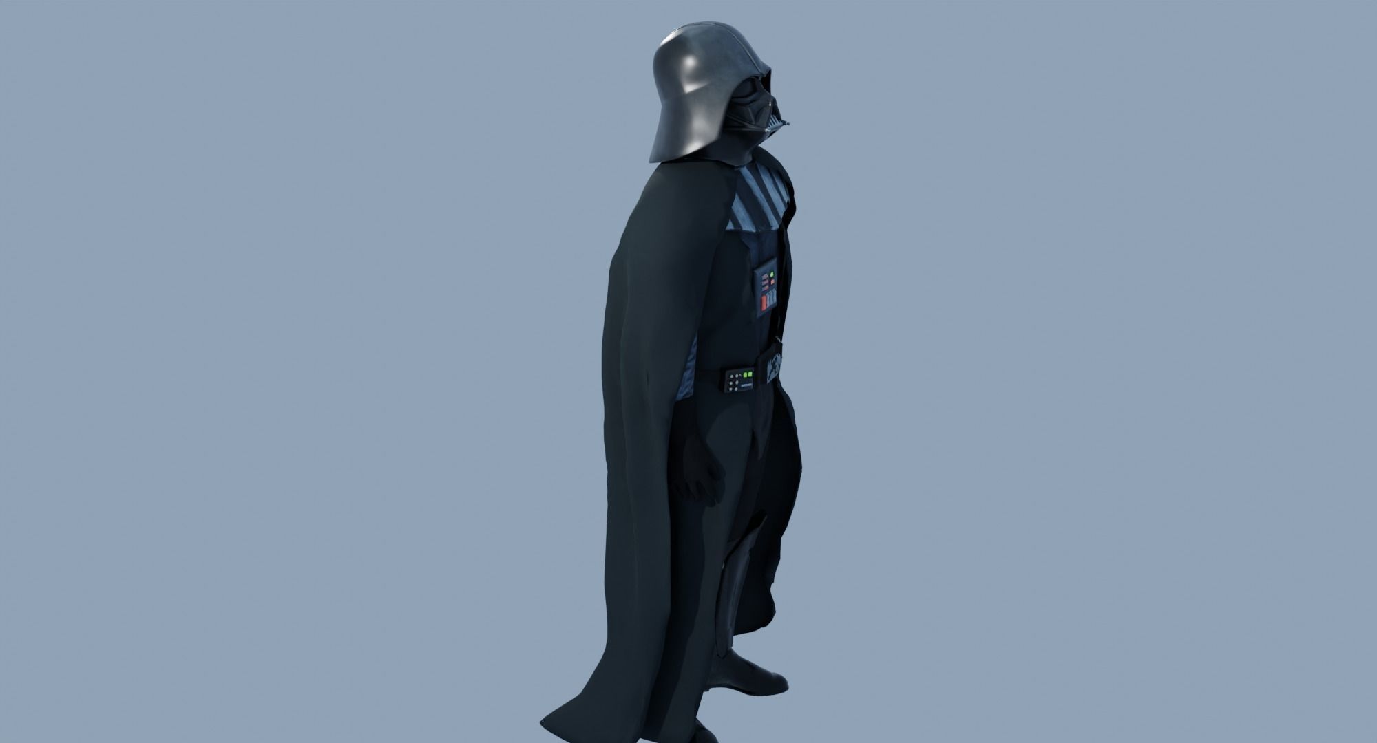 Darth Vader - Full Body Suit - Rigged 3D model_5