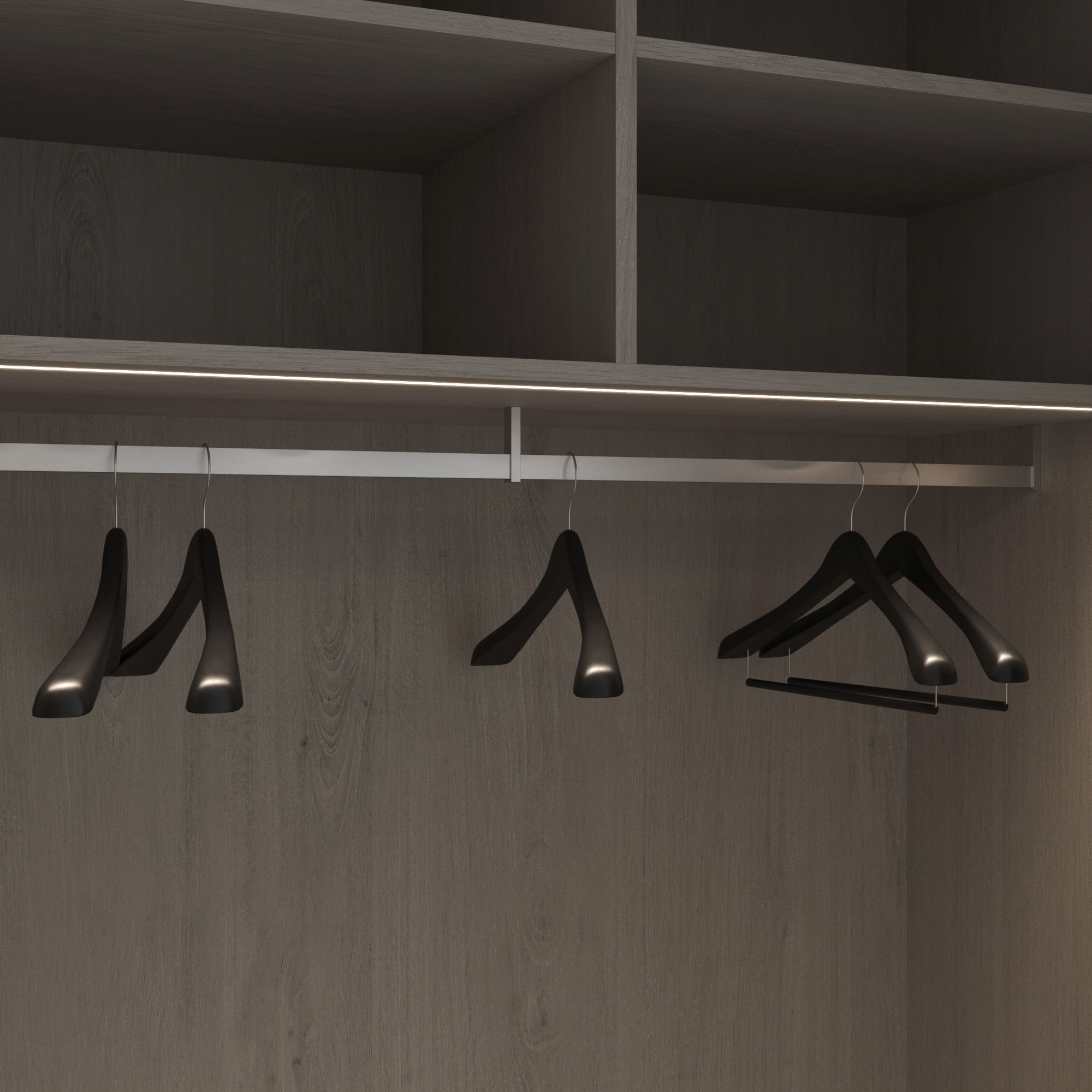 Hallway set 08 3D model_4