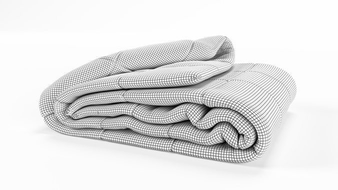 Duvets Set 3D model 7