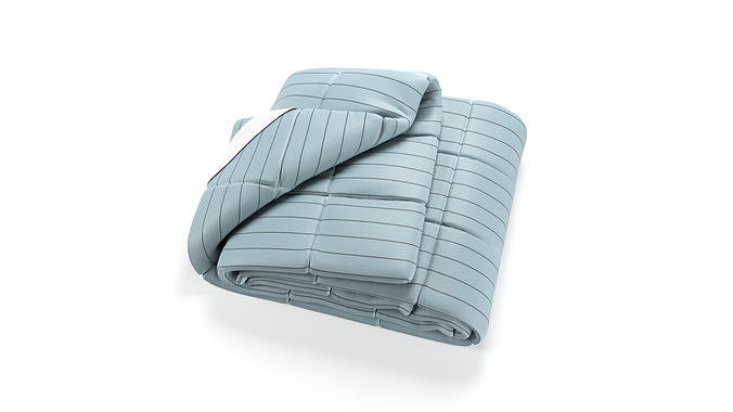 Duvets Set 3D model 2