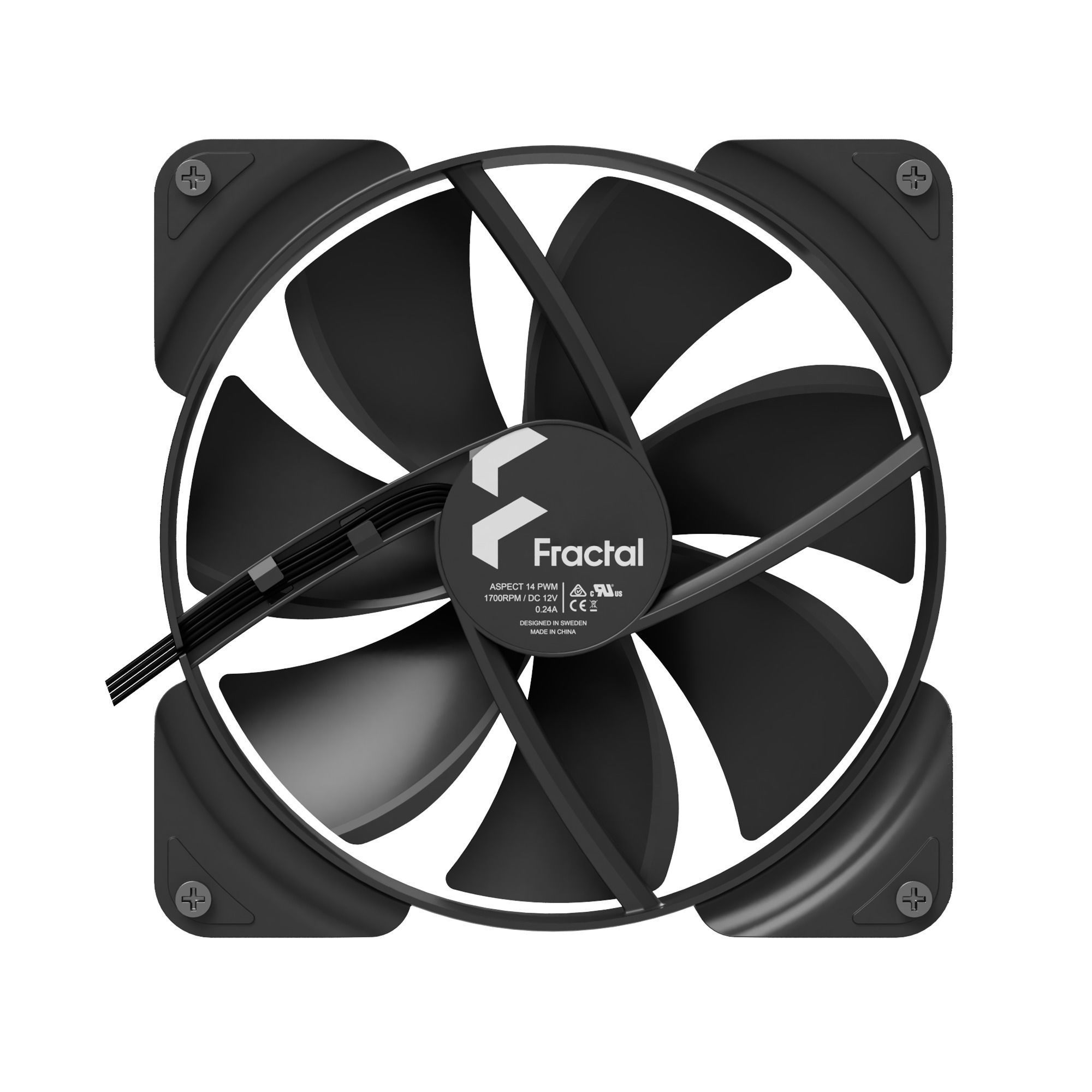 Computer Fan - Fractal Design Aspect 14 PWM   3D model_3