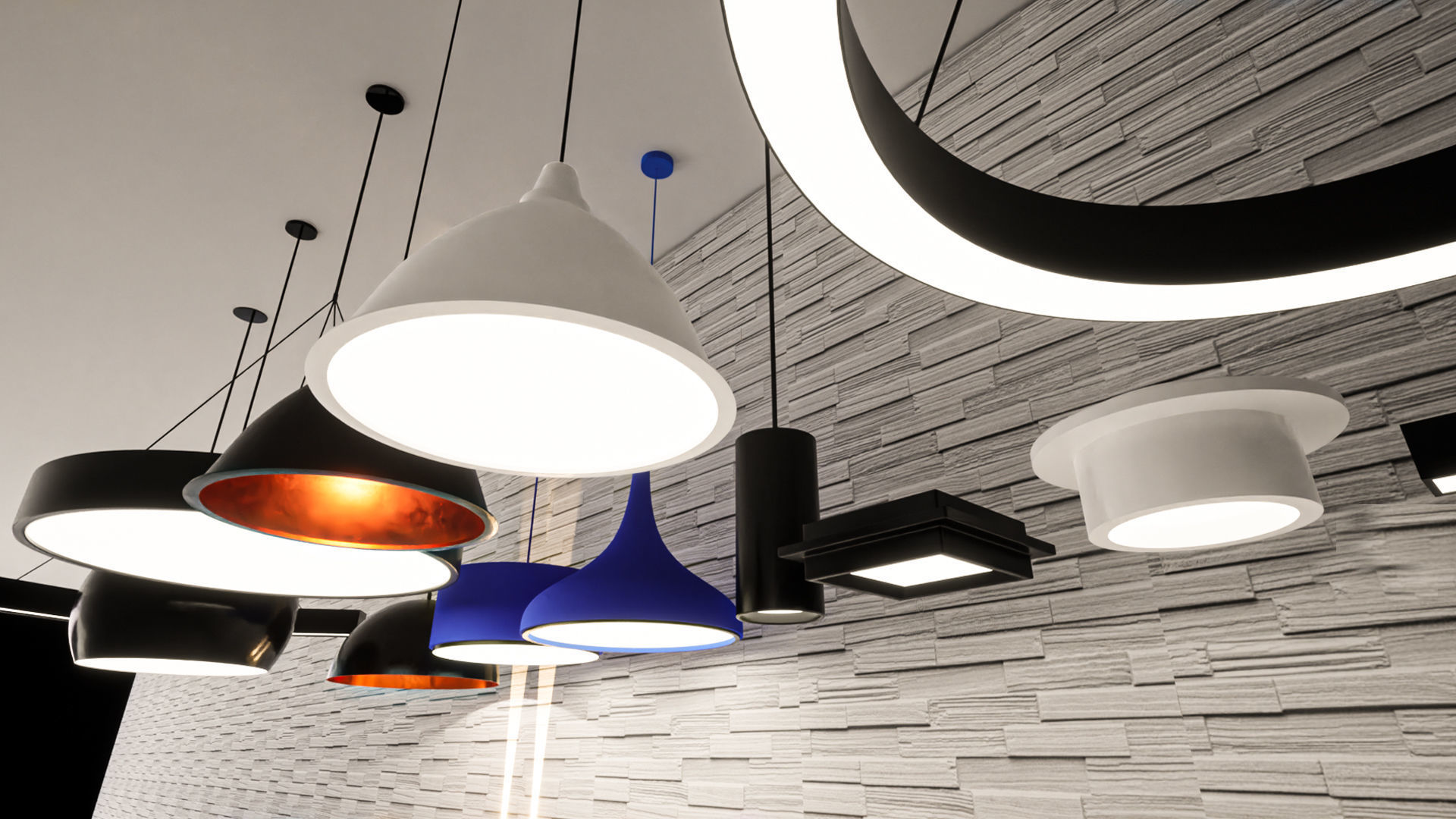 Lights 3D model_2