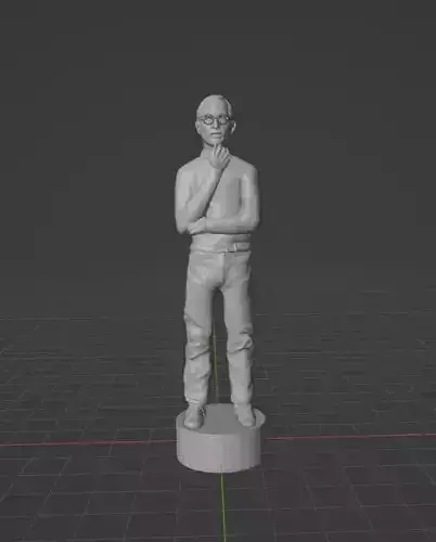 Steve Jobs 3D print model