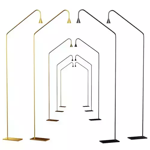 Trisor floor lamp 3D model