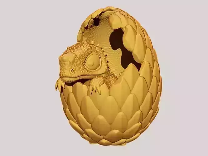 Dino Baby on Egg