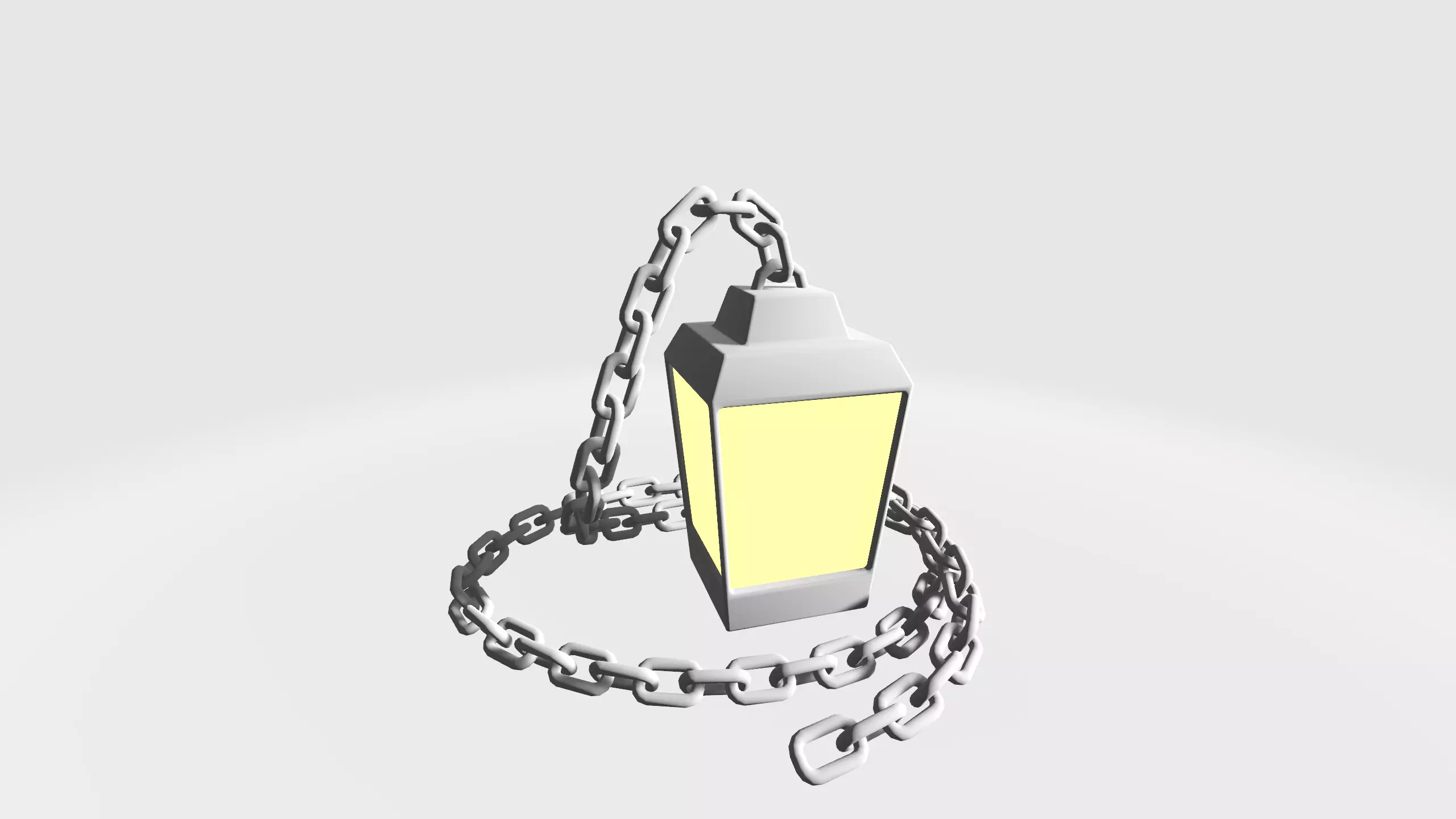 lantern with chain Free 3D model