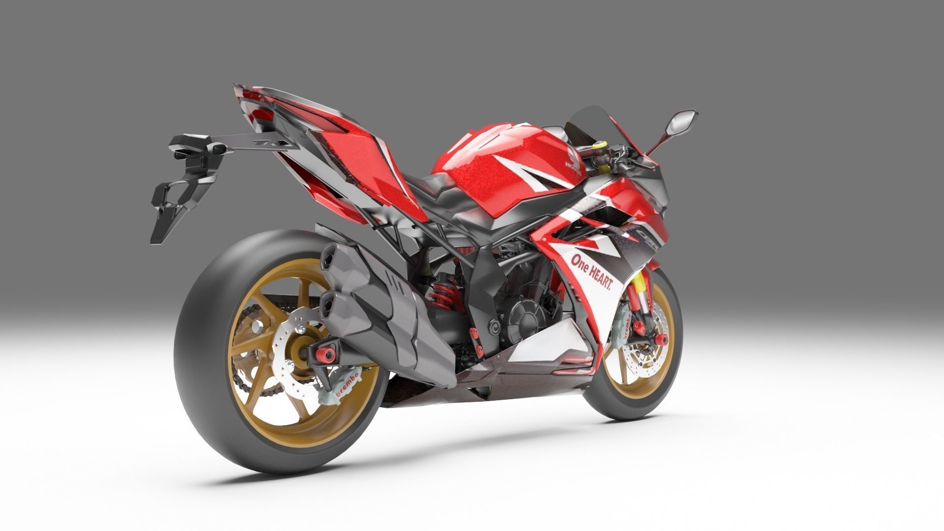 Honda CBR250RR 3D model_4