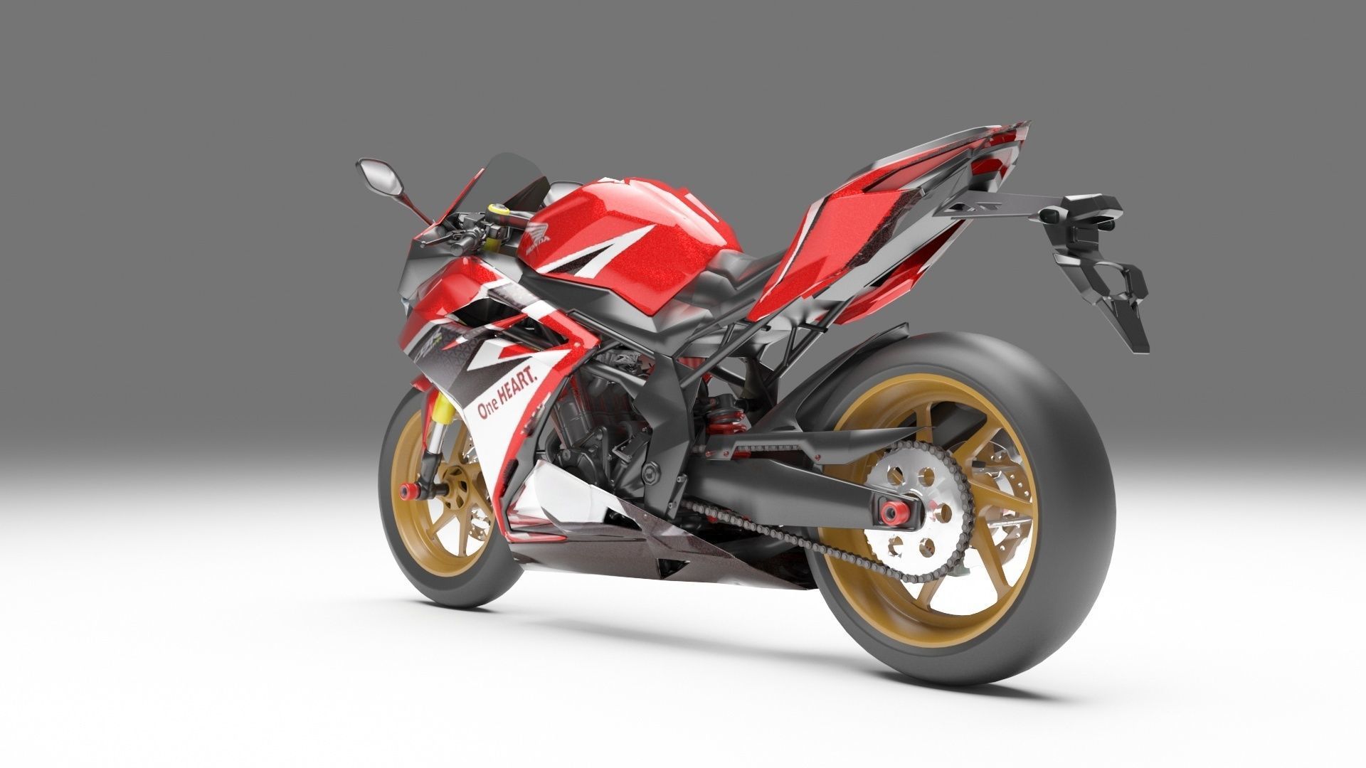 Honda CBR250RR 3D model_2