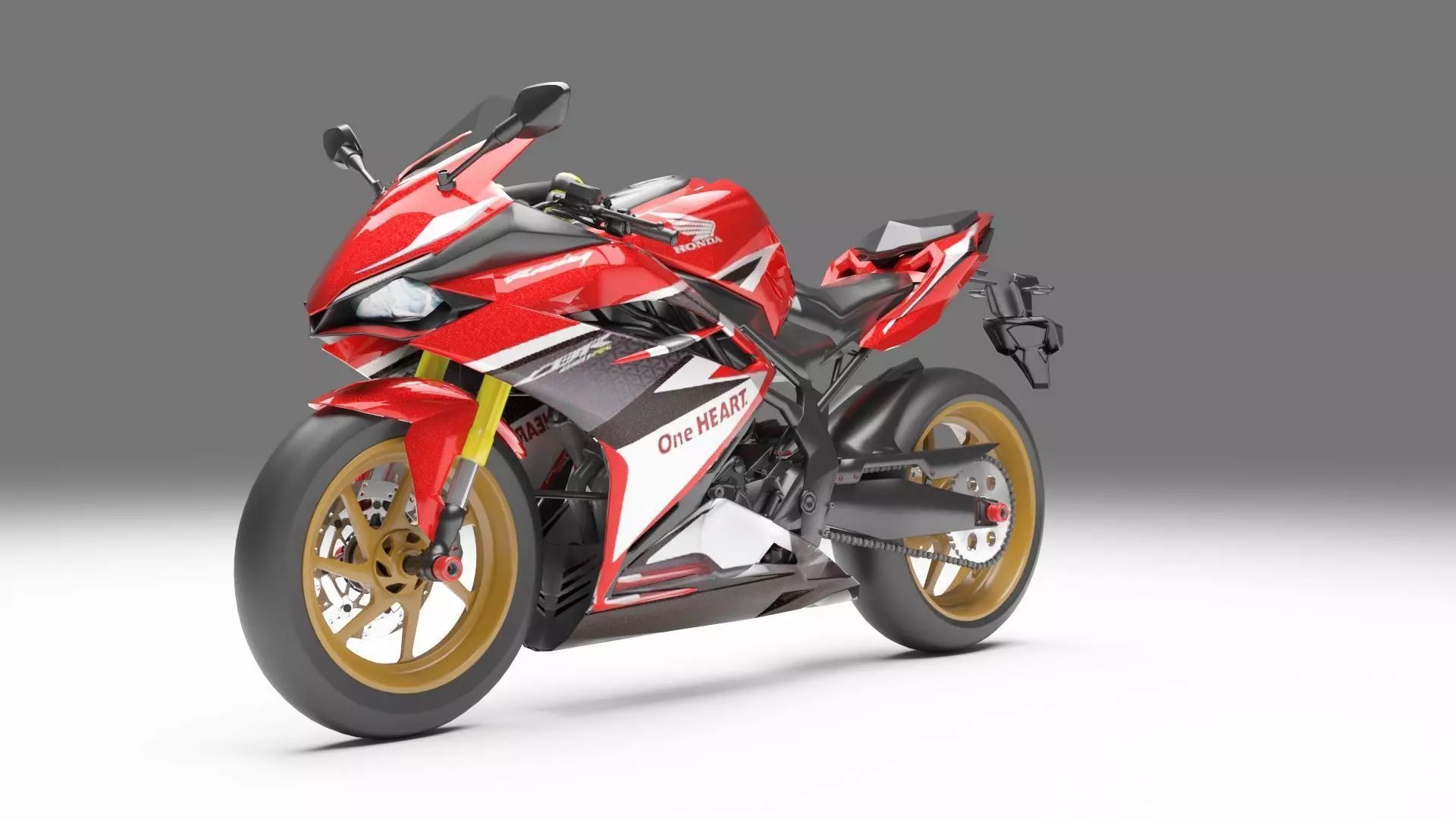 Honda CBR250RR 3D model_0