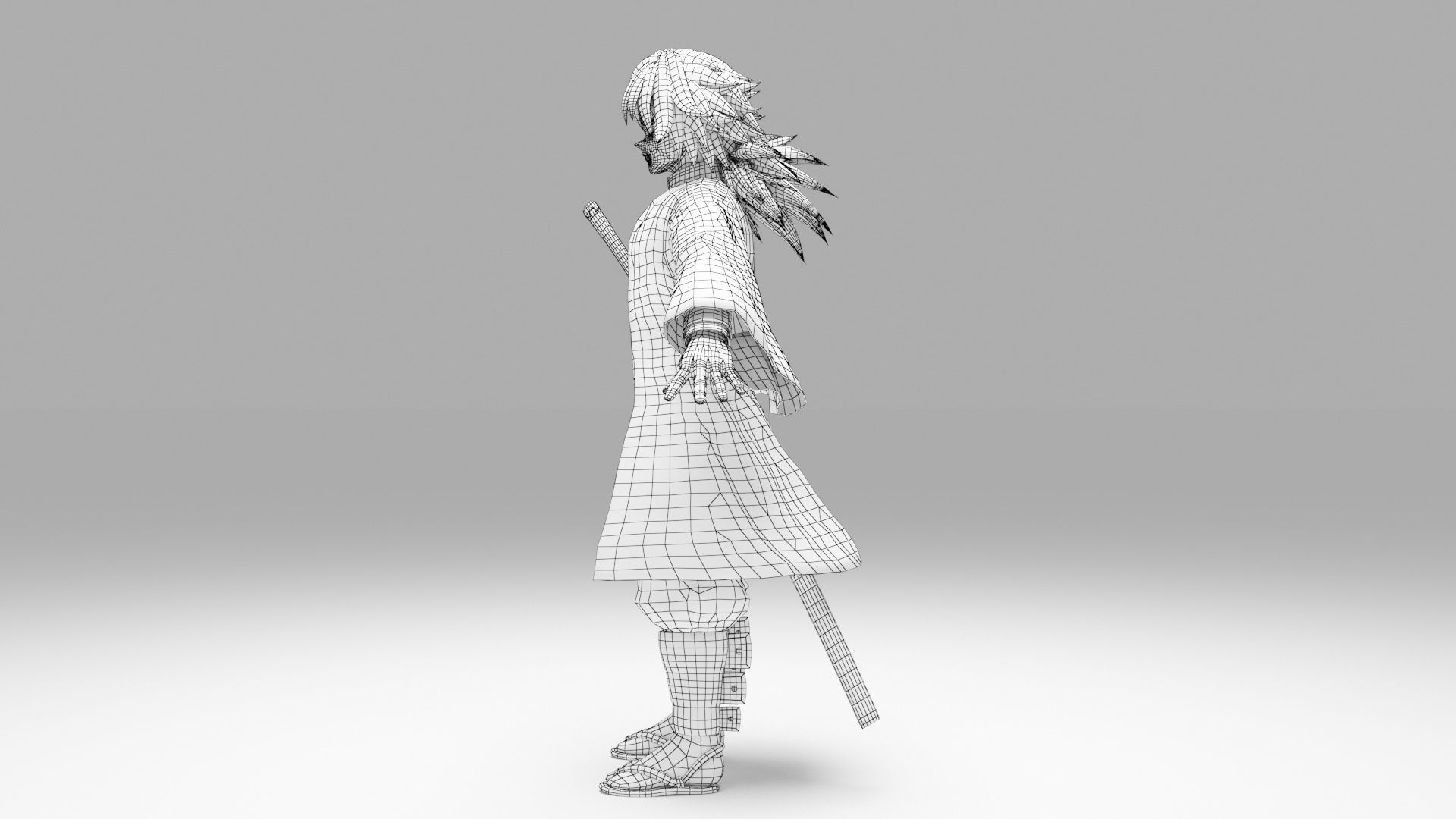Tomioka Giyu - Kimetsu no Yaiba 3D model_9