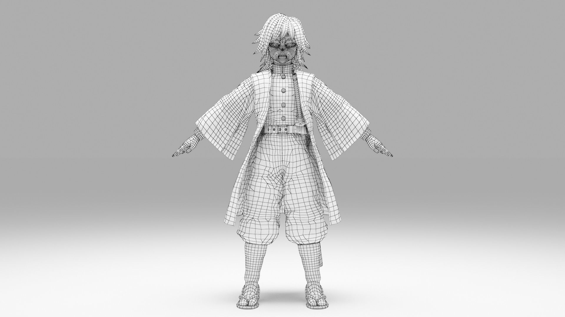 Tomioka Giyu - Kimetsu no Yaiba 3D model_8