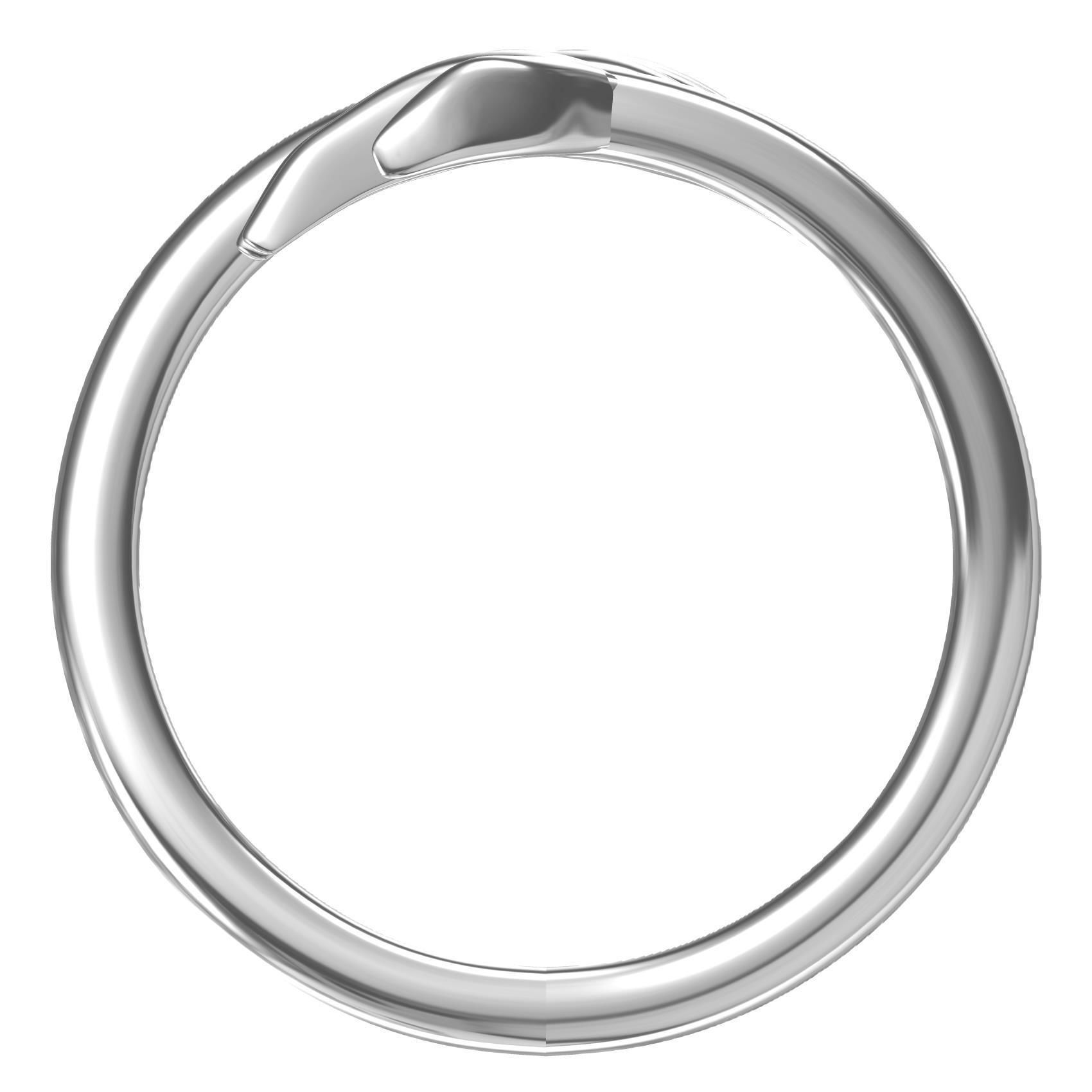 Hugging Hand Engagement Ring 3D print model_4