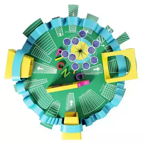 Playground blue ribbon