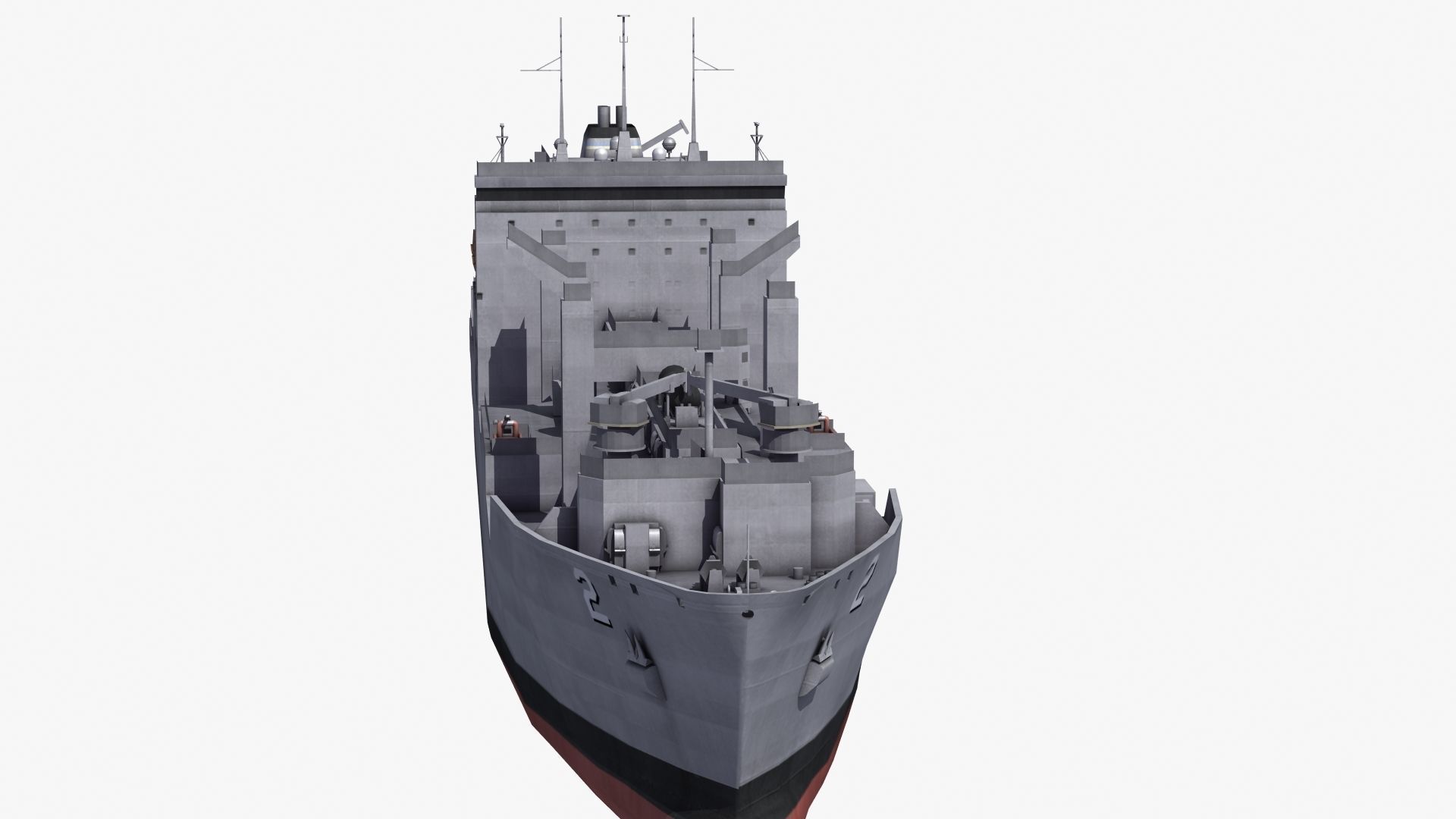 Lewis and Clark Class Replenishment Ship 3D model_24