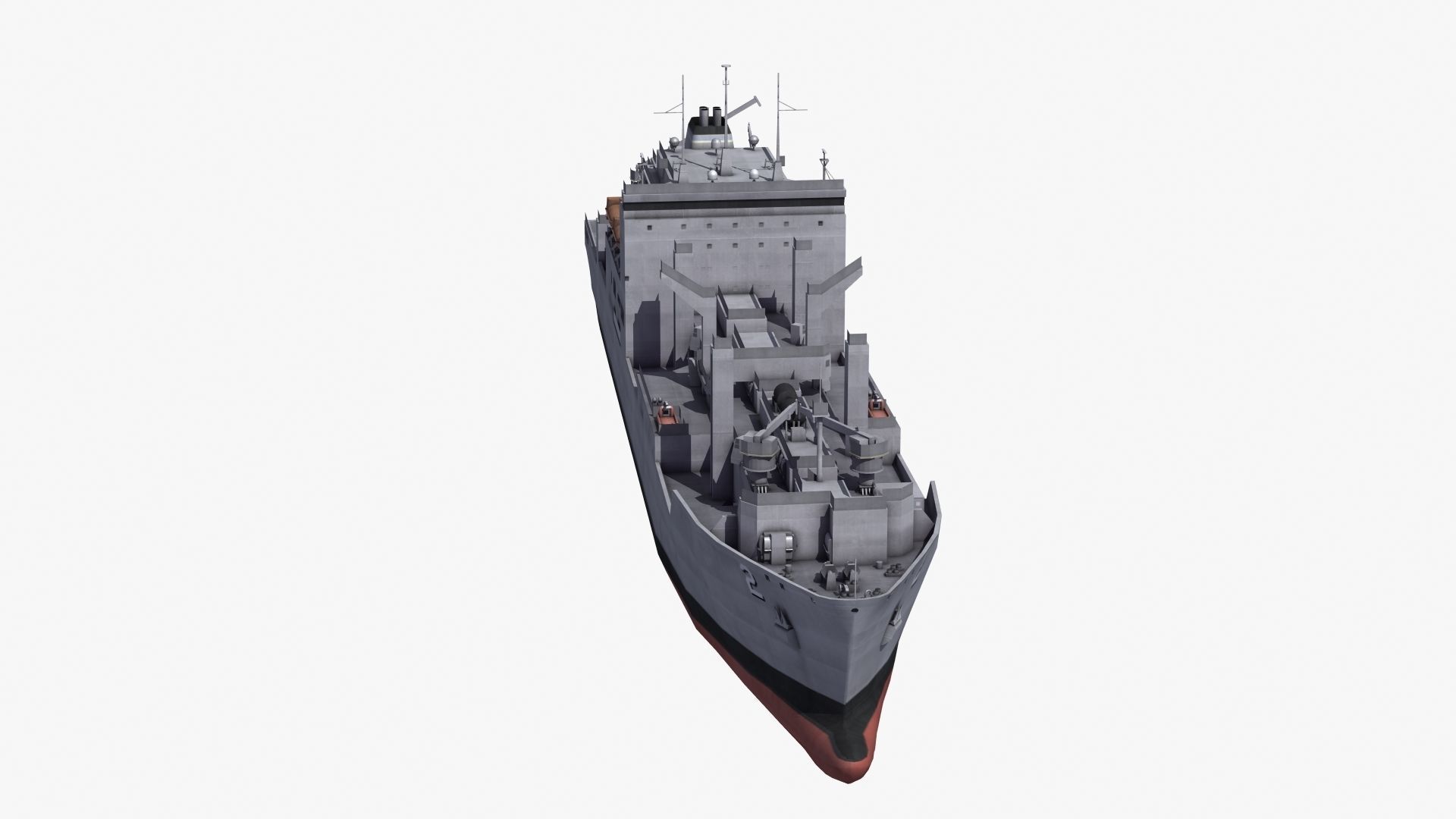 Lewis and Clark Class Replenishment Ship 3D model_31