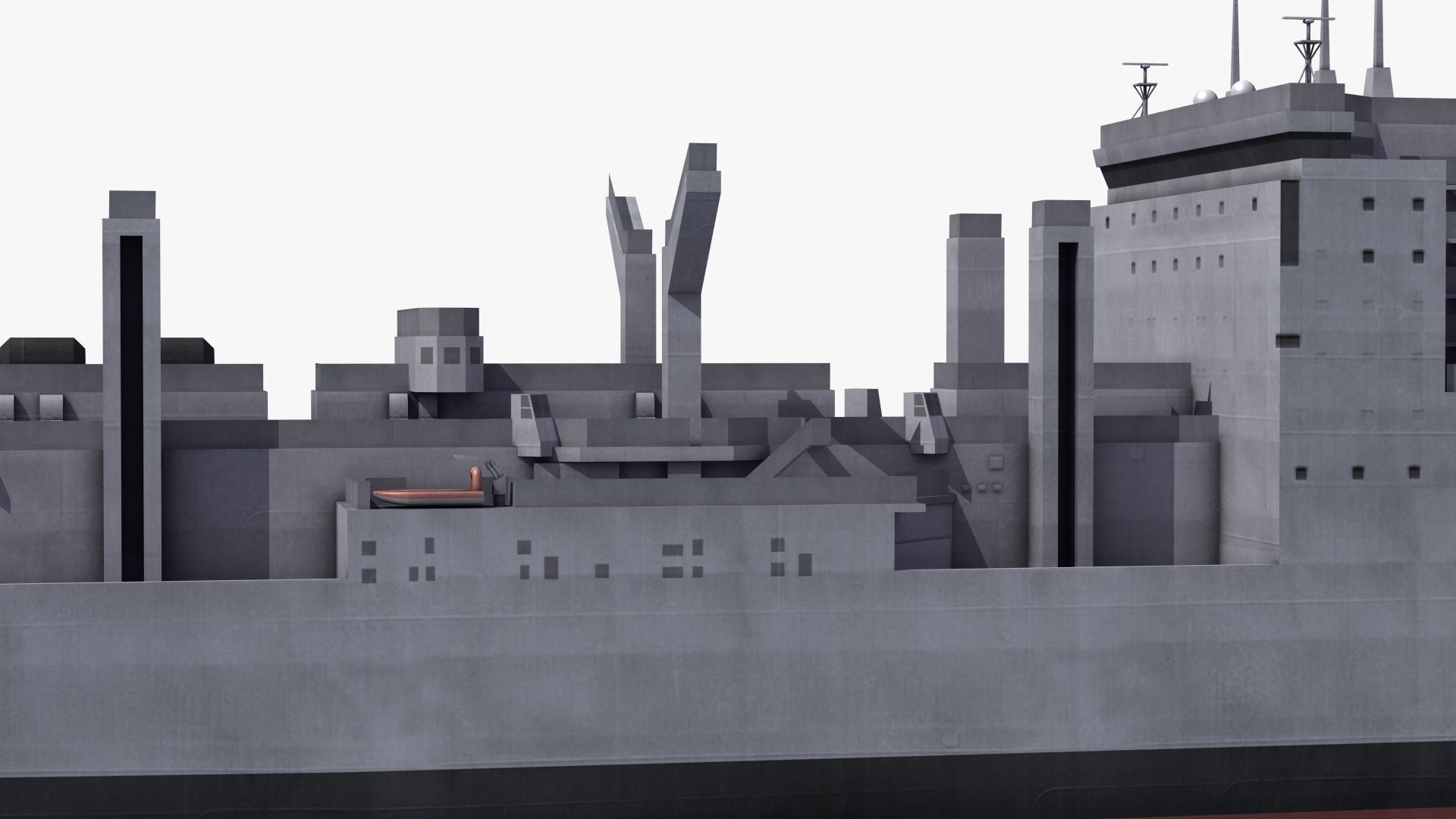 Lewis and Clark Class Replenishment Ship 3D model_22