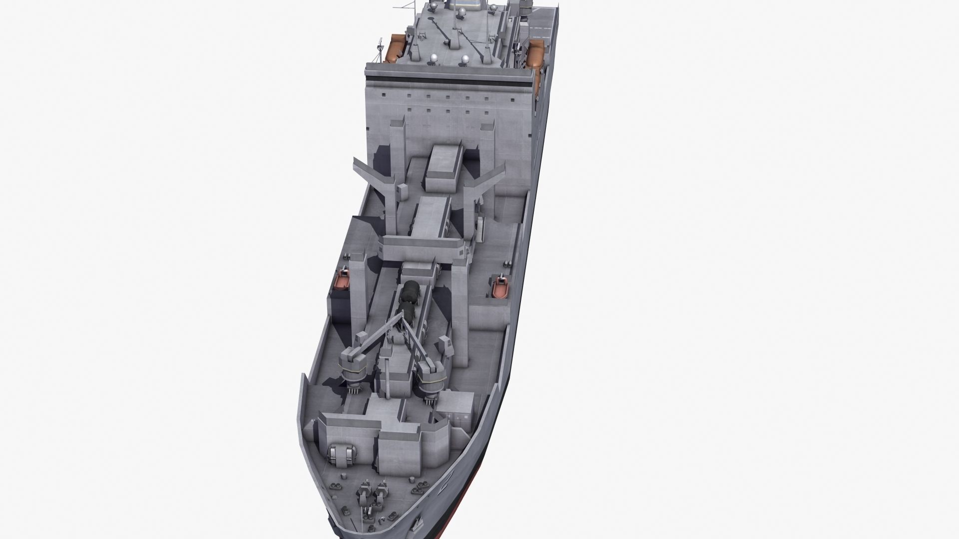 Lewis and Clark Class Replenishment Ship 3D model_18