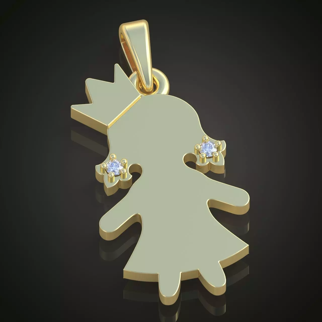 endant model 3D 0208 printable model Free 3D print model