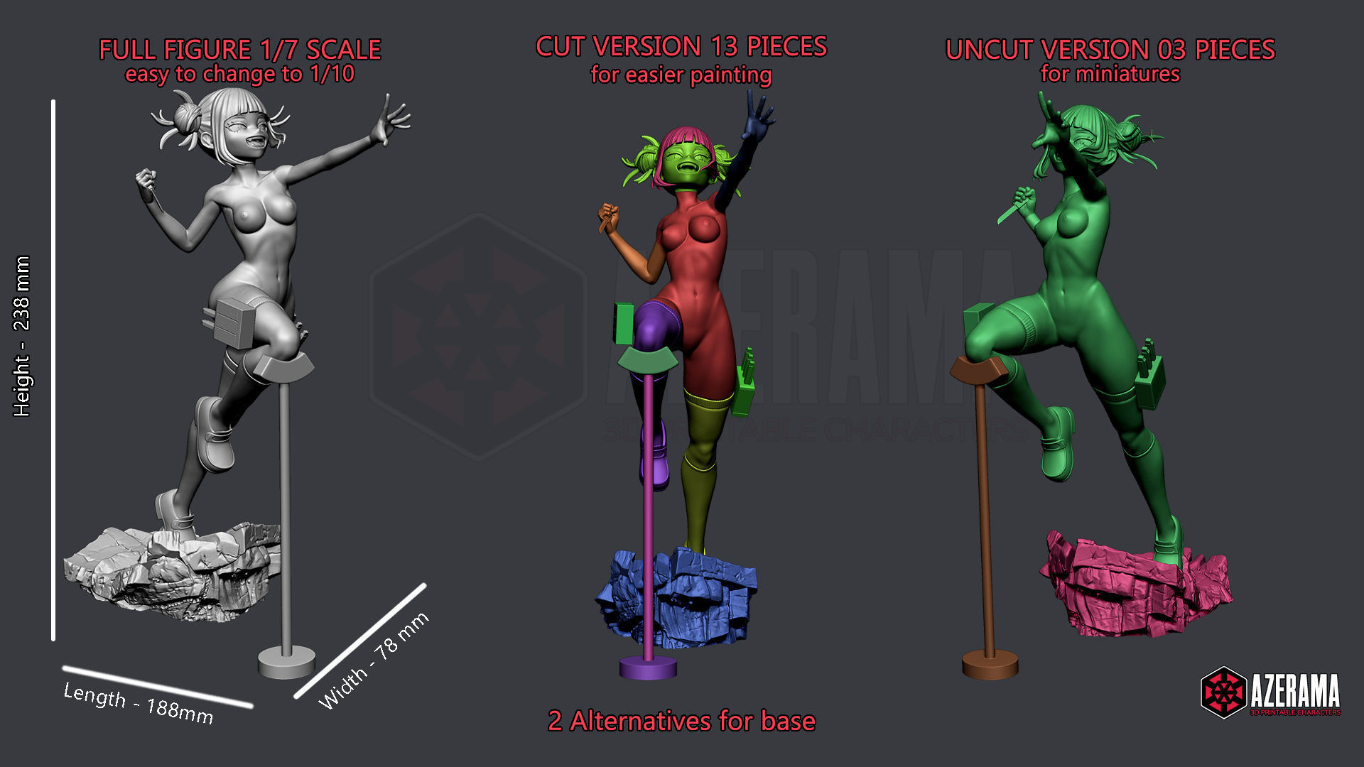 HIMIKO TOGA NSFW STL READY FOR 3D PRINTING 3D print model_9