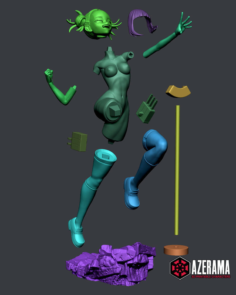 HIMIKO TOGA NSFW STL READY FOR 3D PRINTING 3D print model_8