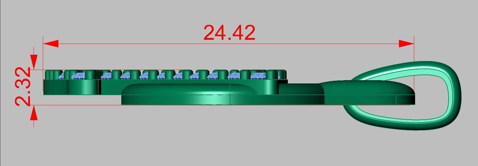 Taurus with letter Z Pendant model 3D 0213 printable model 3D print model_6