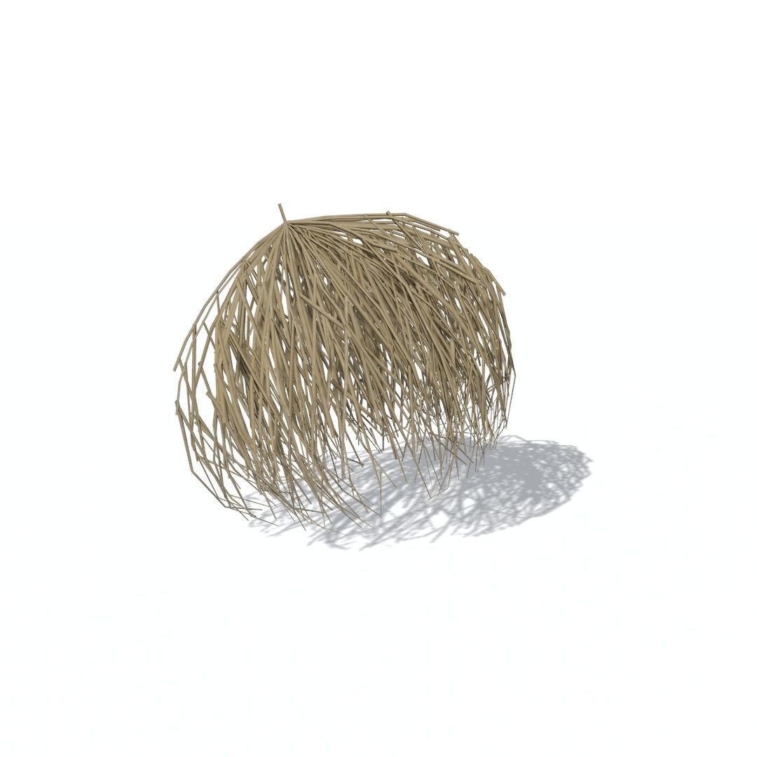 Tumbleweed animated looping Low-poly 3D model_13