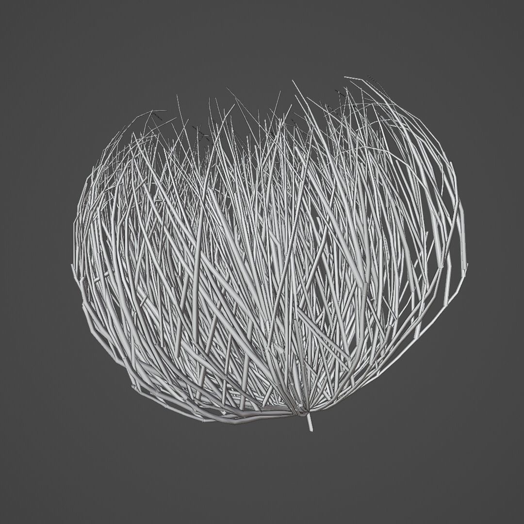 Tumbleweed animated looping Low-poly 3D model_7