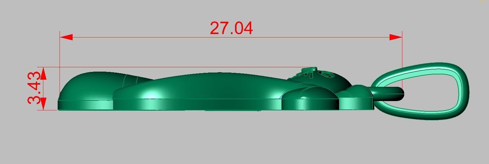 Cat Pendant model 3D 0214 printable model 3D print model_6