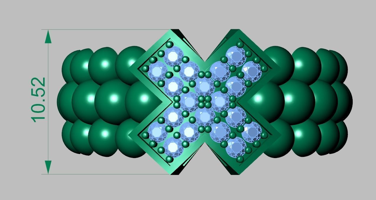 Diamond ring 0419 3D printable model7- 3D print model_14