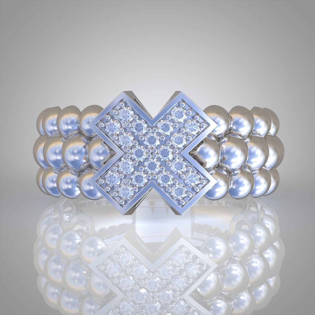 Diamond ring 0419 3D printable model7- 3D print model_8