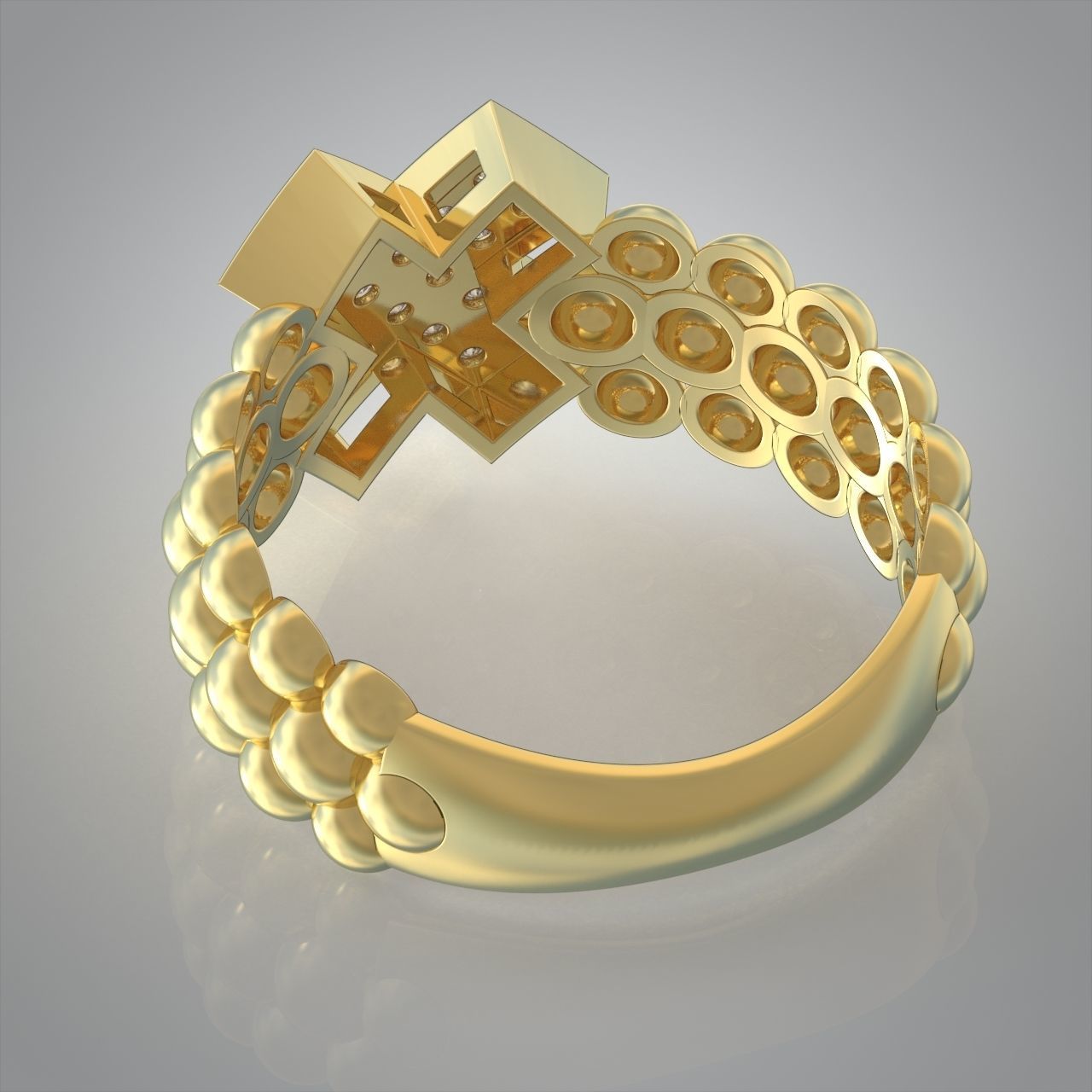 Diamond ring 0419 3D printable model7- 3D print model_11