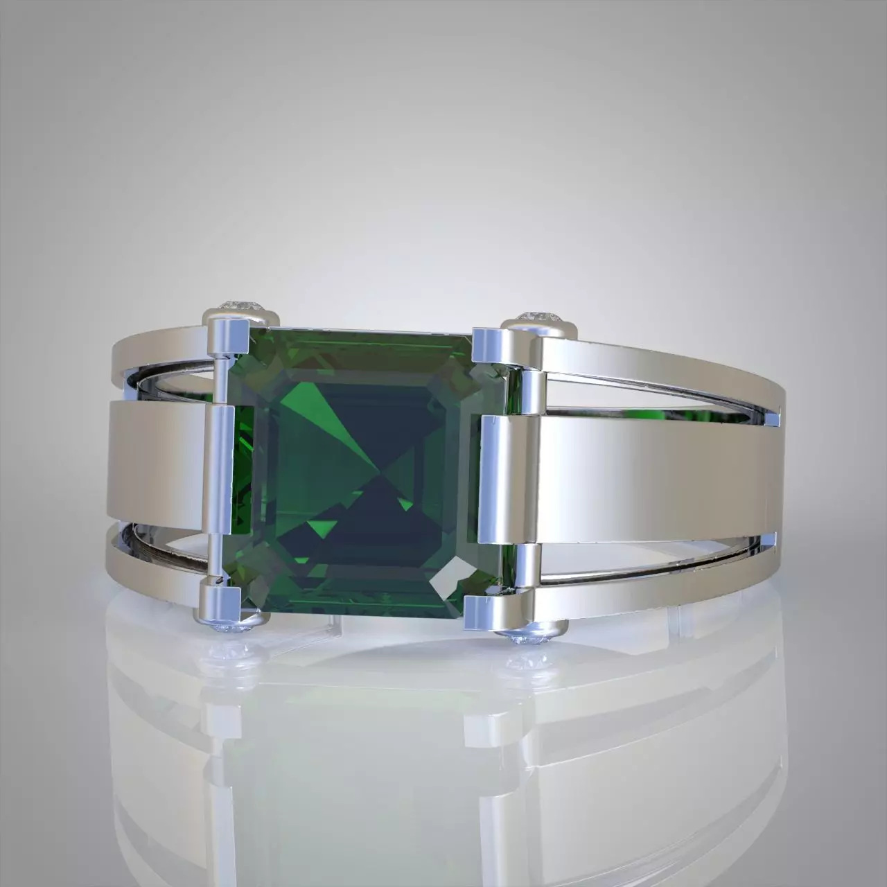 Diamond ring 0421 3D printable model10 3D print model_0