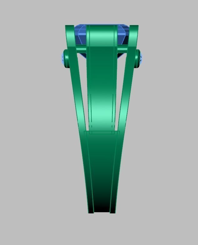 Diamond ring 0421 3D printable model10 3D print model_14