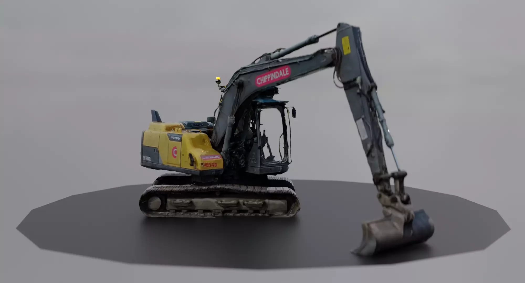 Excavator Digger - Construction Site Asset 3D model