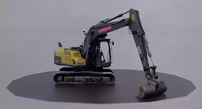 Excavator Digger - Construction Site Asset