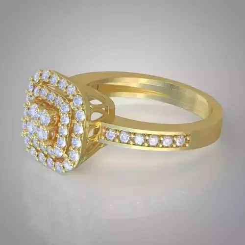 Diamond ring 0423 3D printable model