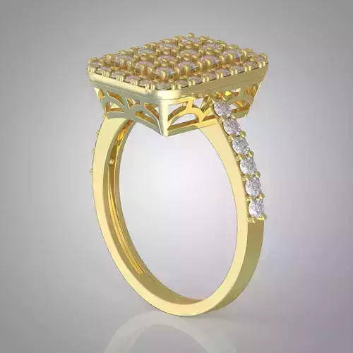 Diamond ring 0426 3D printable model