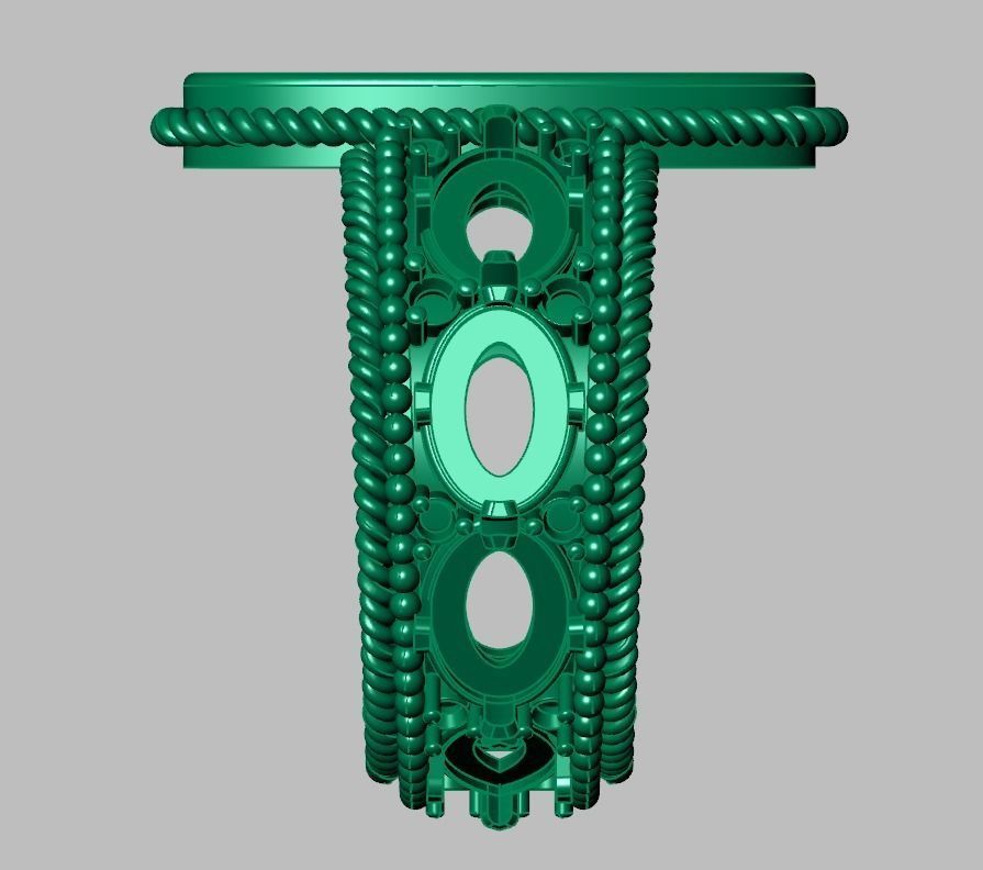 Diamond ring 0428 3D printable model6 3D print model_12