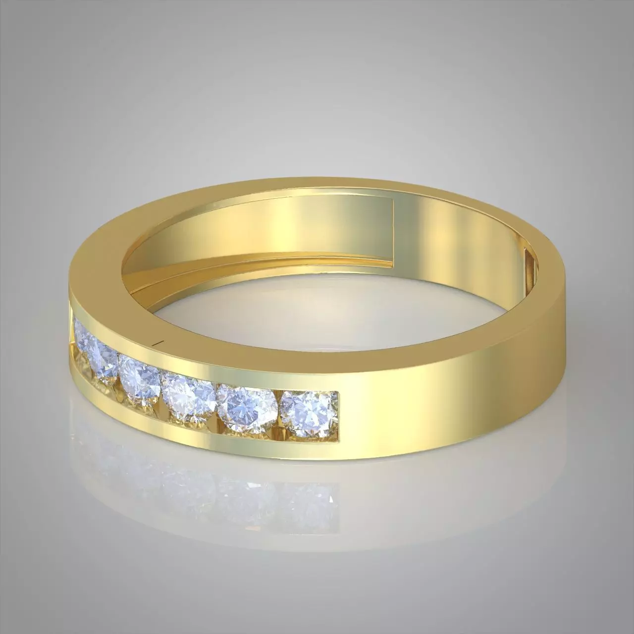 Diamond ring 0429 3D printable model Free 3D print model