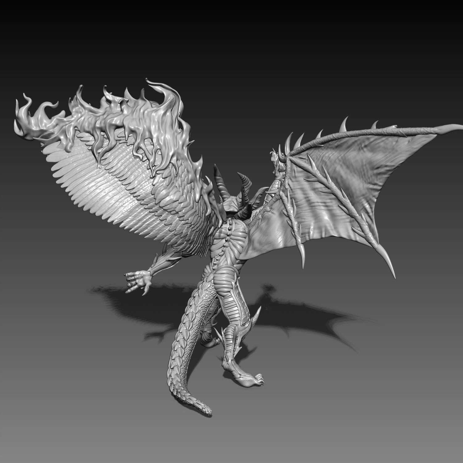 Disciples 2 Demon Uther model for 3d printing  3D print model_7