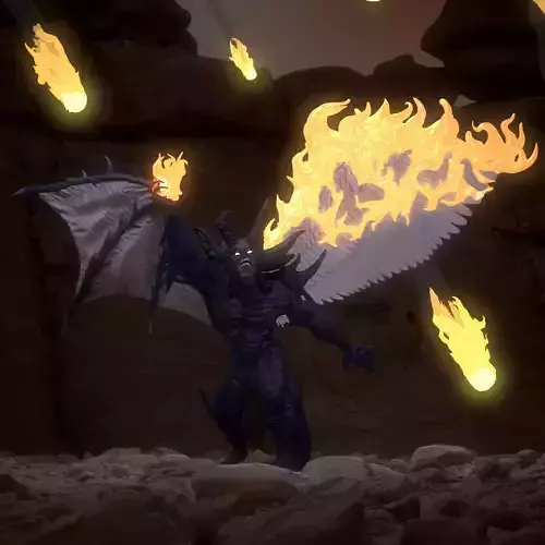 Disciples 2 Demon Uther model for 3d printing 