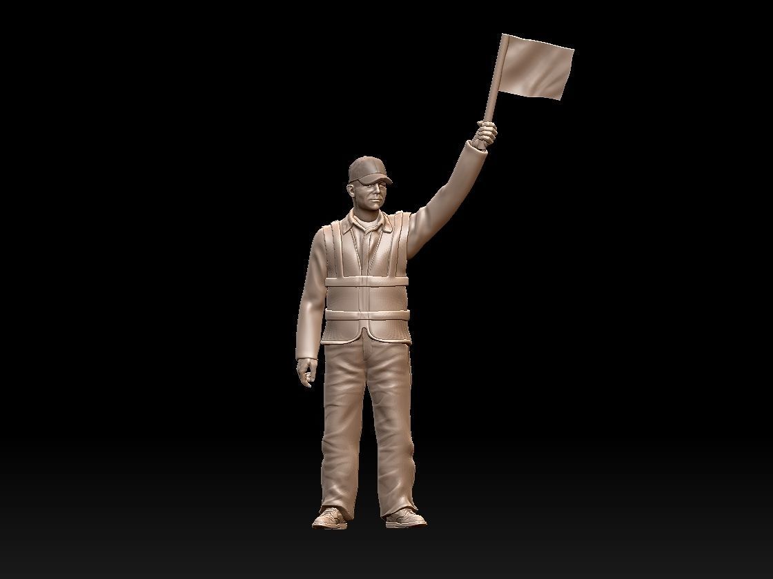 staff railroad 3D print model_11