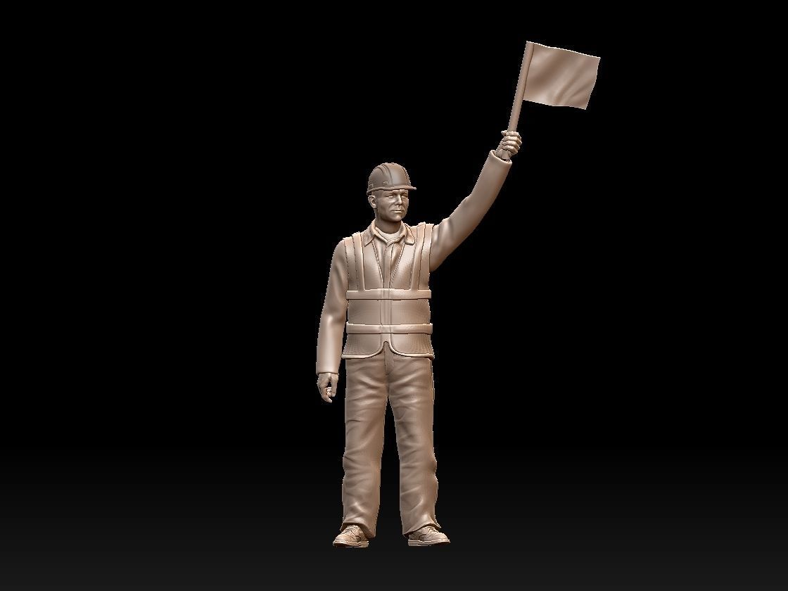 staff railroad 3D print model_14